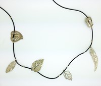 Assorted leaf, long necklace