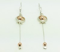 Bead  pomegranate earrings